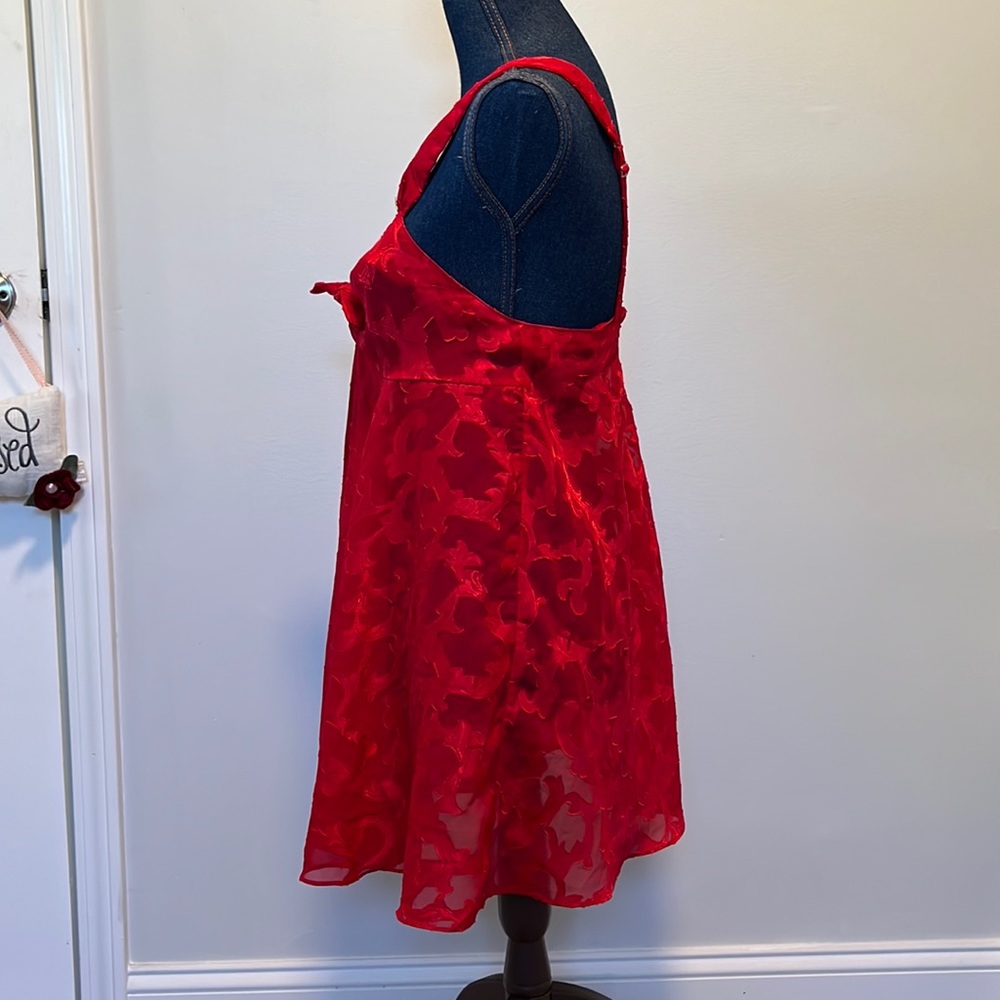 Victoria’s Secret gold label vintage petite red lingerie nightie - Picture 6 of 9
